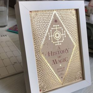 NWT MinaLima notecard framed Harry Potter